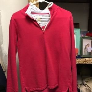 Long sleeve hundred percent cotton pullover